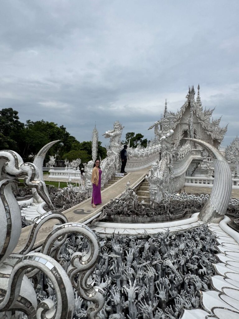wat rong khun — o templo branco tailândia