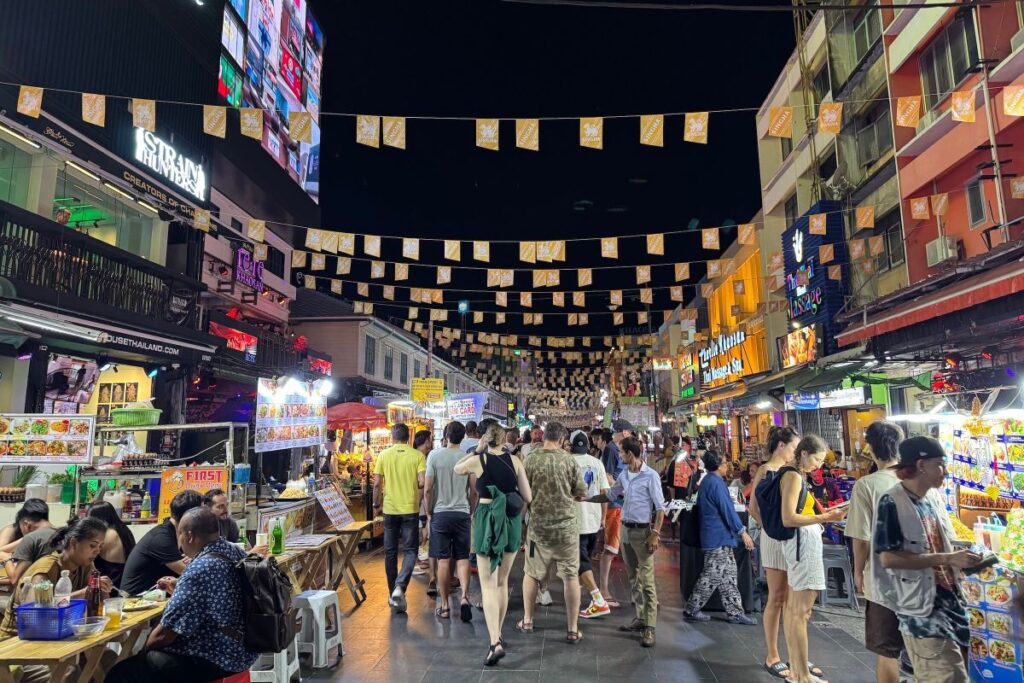 noite em bangkok tailândia