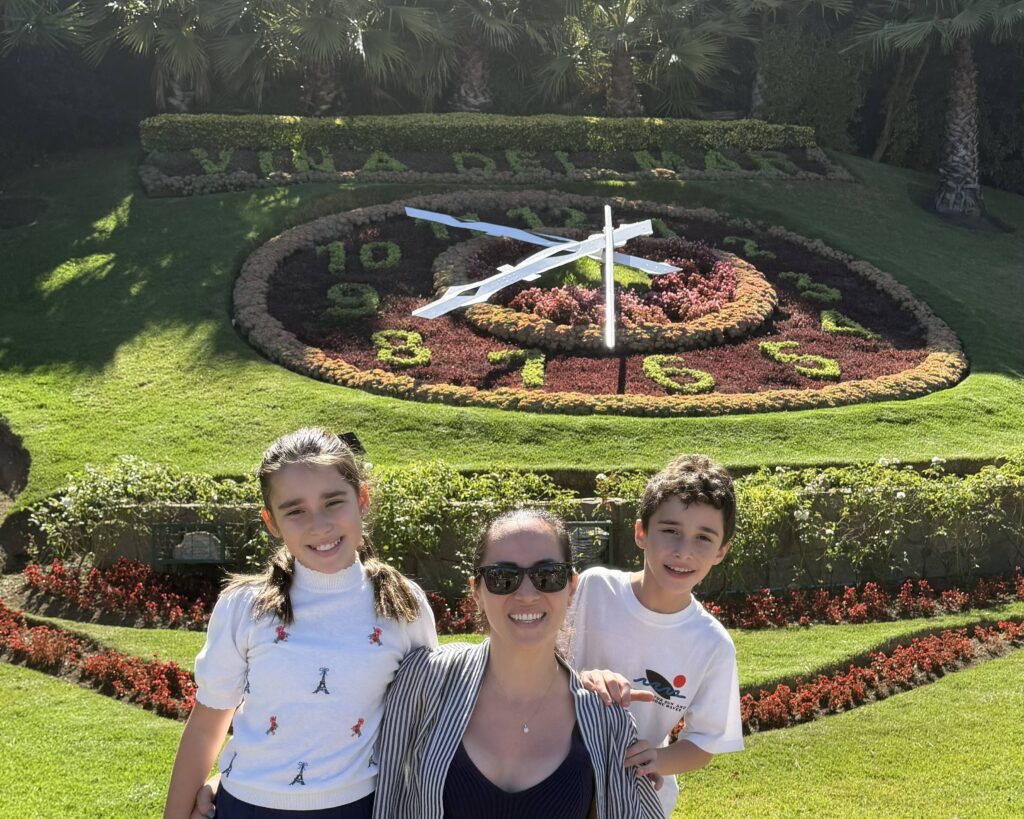 relógio de flores viña del mar